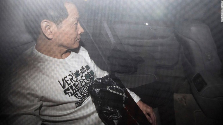 マカオの刑務所から釈放された尹国駒氏＝２０１２年１２月/Tyrone Siu/Reuters/Alamy