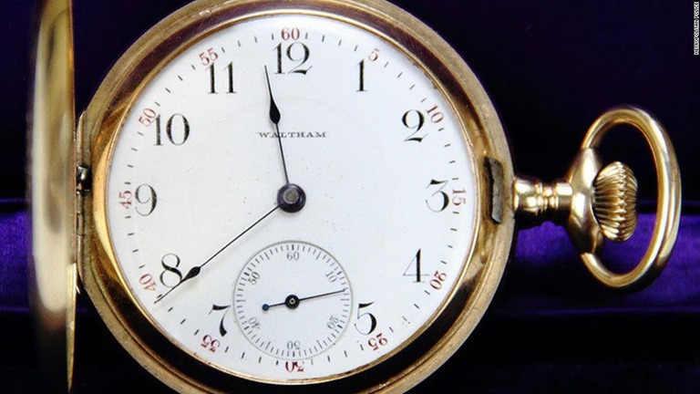 米大統領が１００年以上前に英国船の船長に贈った懐中時計が盗難被害に遭った/Metropolitan Police
