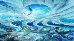 まるで別世界、海底美術館がオープンへ　米マイアミ