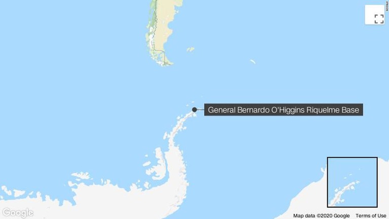 南極大陸の最北端にあるチリ軍の研究基地で３６人が新型コロナの陽性と判定/Google