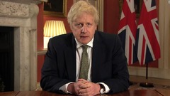 ジョンソン英首相、イングランド全域のロックダウンを発表