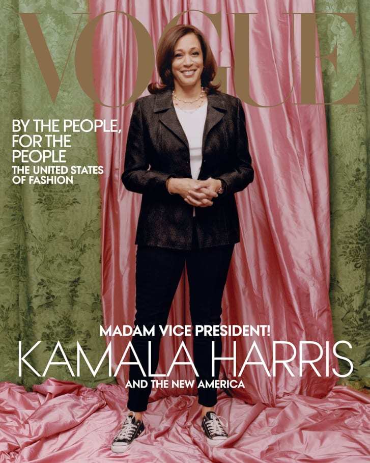 2021年2月号のヴォーグ誌の表紙/Credit: Tyler Mitchell/Vogue