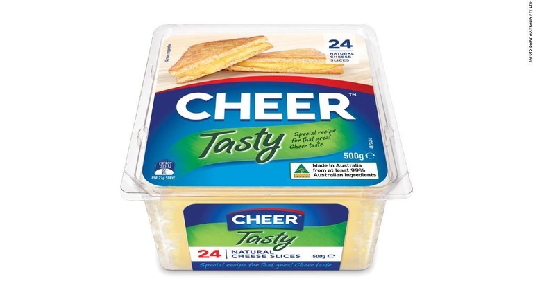 「クーン・チーズ」は「チア・チーズ」と改名された/Saputo Dairy Australia Pty Ltd