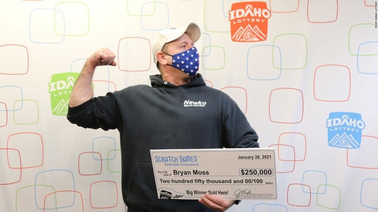 宝くじで６度目の当選となったブライアン・モスさん/From Idaho Lottery