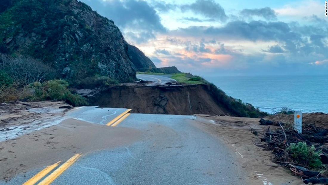 カリフォルニア州運輸省が提供した写真/Caltrans/AP