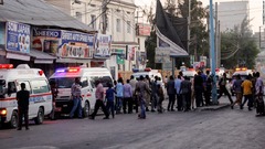 武装集団がホテル占拠、治安部隊と衝突続く　ソマリア