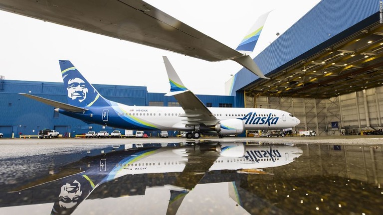 アラスカ航空は１月２４日に同社初の７３７ＭＡＸー９の納入を受けた/Alaska Airlines