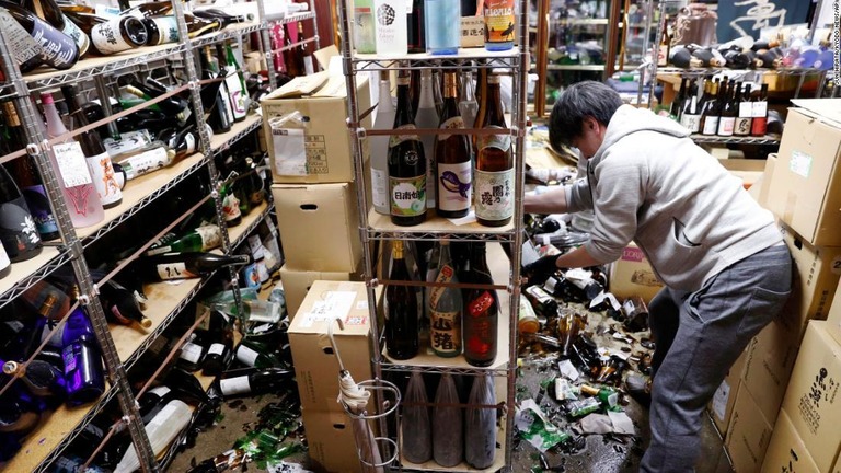 １３日夜に福島県沖で地震が発生した/Jun Hirata/Kyodo News/AP
