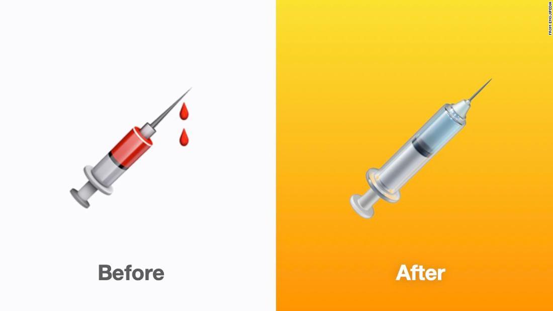Cnn Co Jp 米アップル 注射器の絵文字を微調整 血のしずく を削除