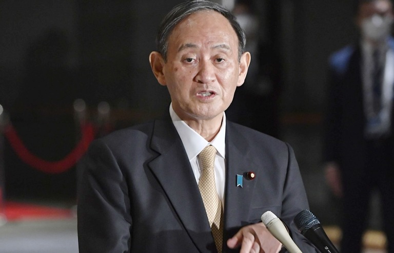 菅首相が６府県の緊急事態宣言を前倒しで解除すると発表/Kyodo News/Sipa USA