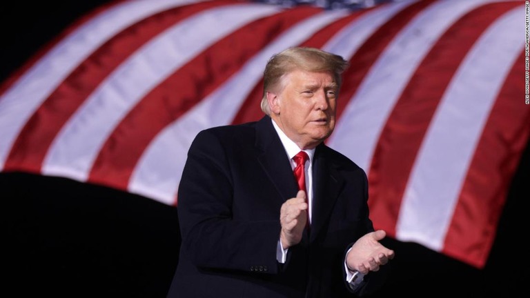 米国のトランプ前大統領。保守派イベントに出席して「旅は終わっていない」などと語った/Alex Wong/Getty Images North America/Getty Images