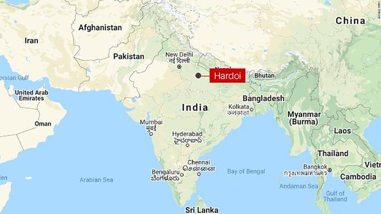 インド北部で、自分の娘を斬首したと警察に自白した男が逮捕された/Google Maps