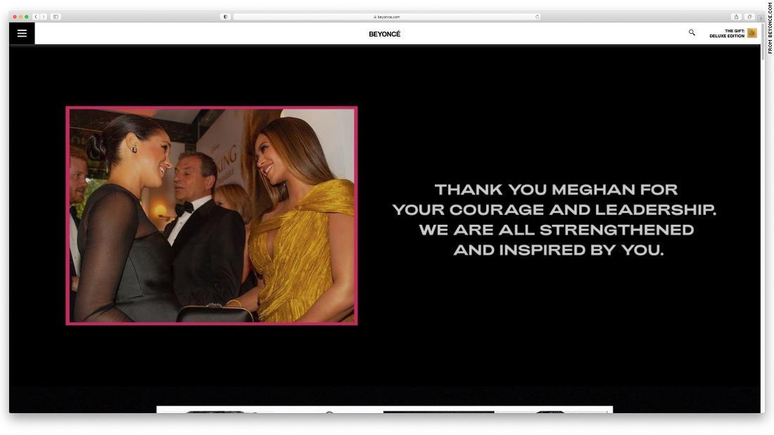 ビヨンセさんのウェブサイト/From Beyonce.com