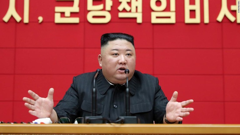 北朝鮮の金正恩総書記。米国のバイデン政権が北朝鮮と接触を図っているものの、これまでのところ応答はないことがわかった/KCNA/Reuters