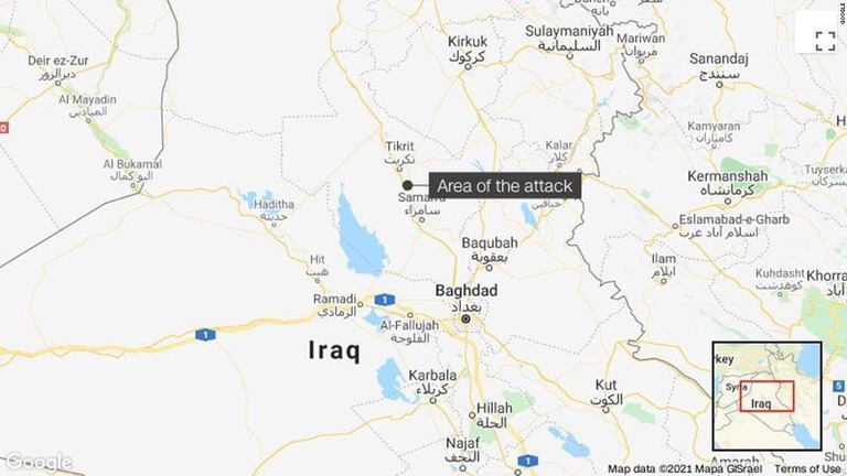イラクの村に襲撃があり、８人が死亡した/Google