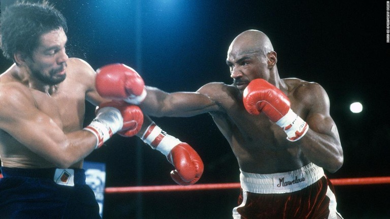 １９８０年代に黄金時代を築いたプロボクシング元ミドル級王者マービン・ハグラー氏が死去した/Focus On Sport/Getty Images