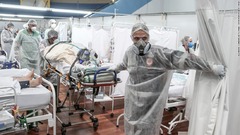 コロナ禍のブラジル、医療危機が加速　新規患者受け入れ不可の病院も