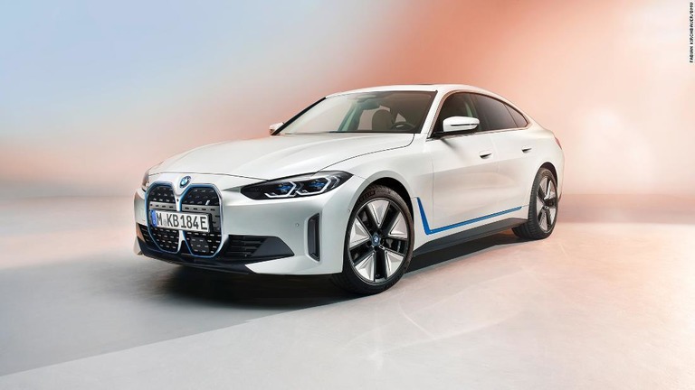 ＢМＷが発表した新型の電気自動車（ＥＶ）「ｉ４」/Fabian Kirchbauer/BMW