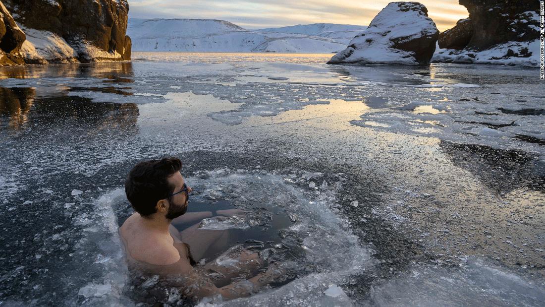 ランキングで2位にはアイスランドが入った/HALLDOR KOLBEINS/AFP via Getty Images