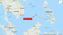 フィリピン、中国船集結の海域付近に違法構造物を発見と公表　