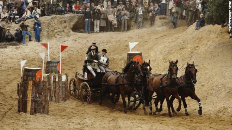 馬車レースの世界選手権に出場＝１９８０年/Tim Graham/Getty Images