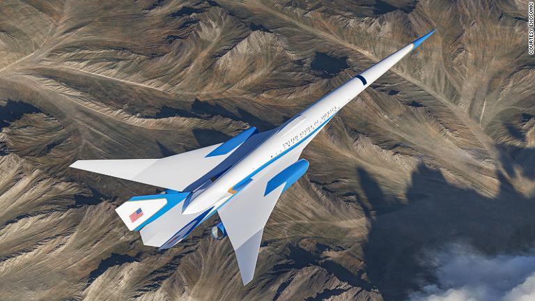 米カリフォルニア州の新興企業、エキソソニックが米行政部のＶＩＰ輸送機として超音速機を開発している/Courtesy Exosonic