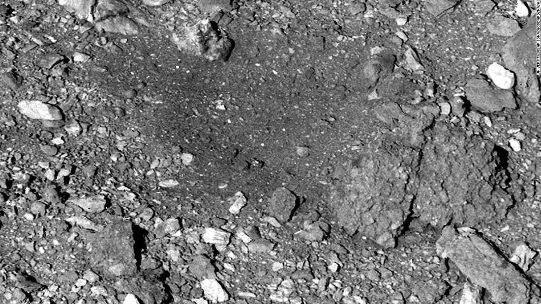 探査機着陸前の写真。2019年3月7日に撮影/University of Arizona/Goddard/NASA
