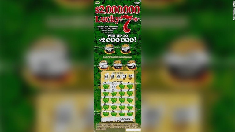 ミシガン州の男性がラッキー７のインスタントくじで２００万ドルを当てた/From Michigan Lottery