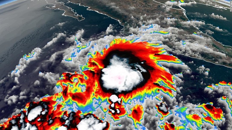 ハリケーンシーズン初の熱帯暴風雨がメキシコの南西沖で発生した/CNN Weather