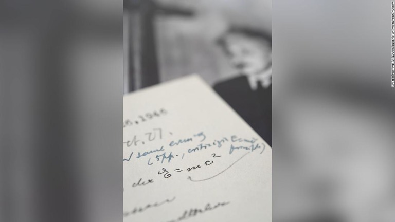 「Ｅ＝ｍｃ２」の方程式を記したアインシュタインの手紙が競売にかけられる/Einstein Archives of Ludwik Silberstein Auction/RR Auction