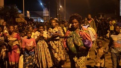 コンゴで噴火、隣国ルワンダに８０００人が避難