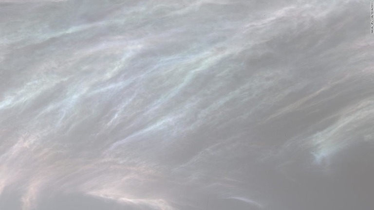 火星探査車「キュリオシティ」が撮影した虹色の雲/NASA/JPL-Caltech/MSSS