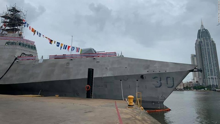 米海軍がお披露目した沿海域戦闘艦「キャンベラ」/From Austal USA/Facebook