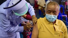 タイ、市民へのワクチン接種を開始　今月中に６００万回目標