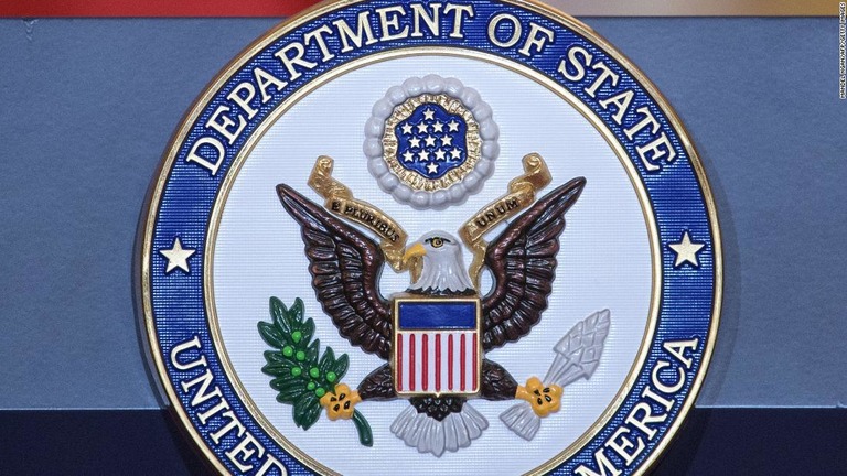 米国務省は新型コロナの感染の連鎖が断ち切れるまで大使館の業務を再開しないとしている/MANDEL NGAN/AFP/Getty Images