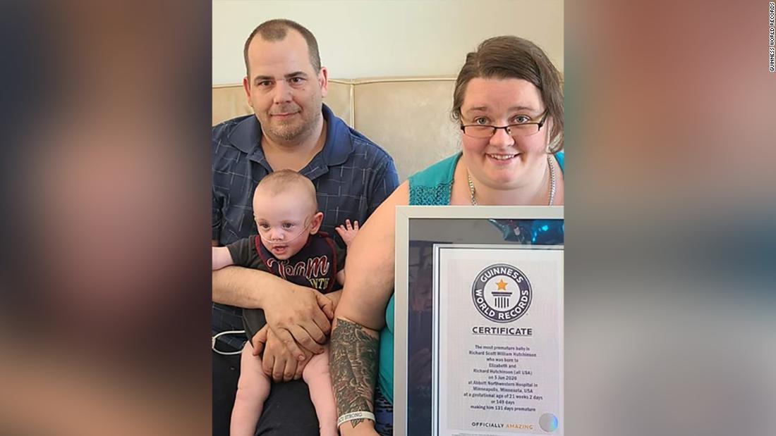 リチャード君と両親/Guinness World Records