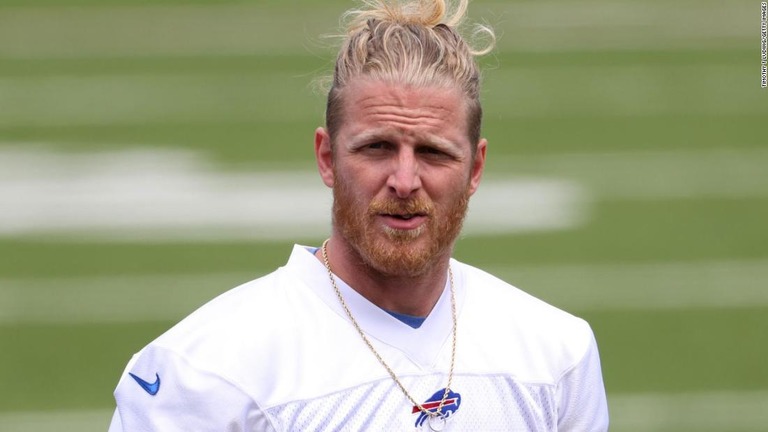バッファロー・ビルズのワイドレシーバー、コール・ビーズリー選手/Timothy T Ludwig/Getty Images