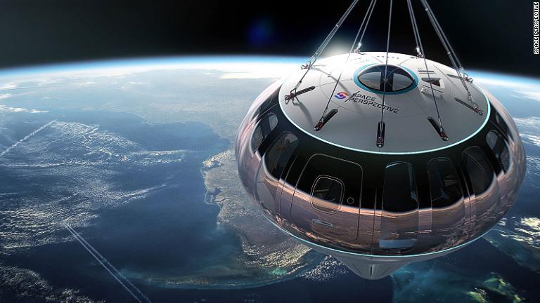 「宇宙船ネプチューン」はスペース・パースペクティブ社が英国の設計会社プリーストマングード社と共同して設計。図はイメージ/Space Perspective