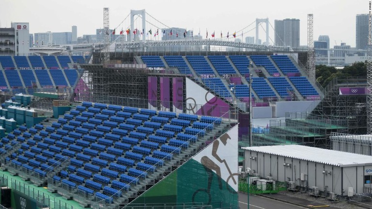 五輪の会場となる有明アーバンスポーツパーク＝７日、東京都/Kazuhiro Nogi/AFP/Getty Images