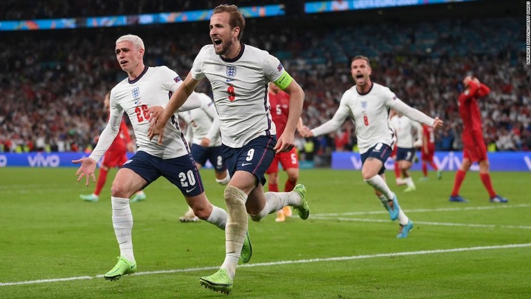 米金融大手ゴールドマン・サックスは、サッカーの欧州選手権（ユーロ）の決勝戦でイングランドが勝利するとみている/Laurence Griffiths/Getty Images