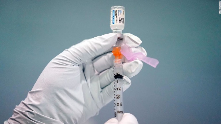 ジョンソン・エンド・ジョンソンのワクチン部門ヤンセンが開発した新型コロナウイルスワクチン/Matt Rourke/AP