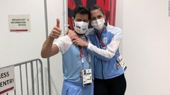 アルゼンチンの女子フェンシング選手、敗戦後にコーチから求婚　東京五輪