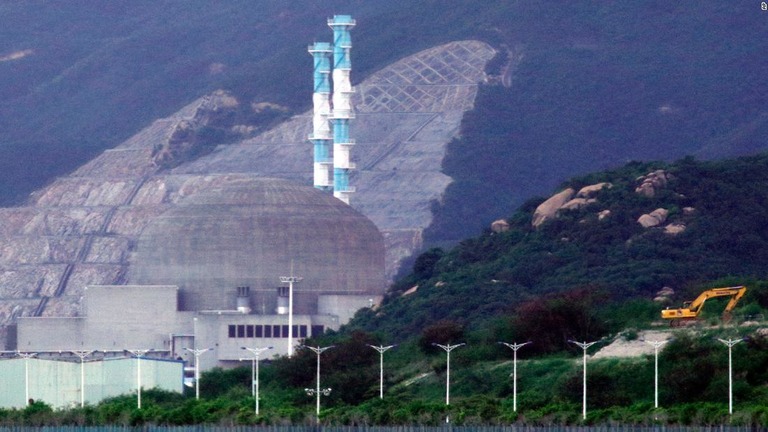 中国広東省にある台山原子力発電所＝２０２１年６月/AP