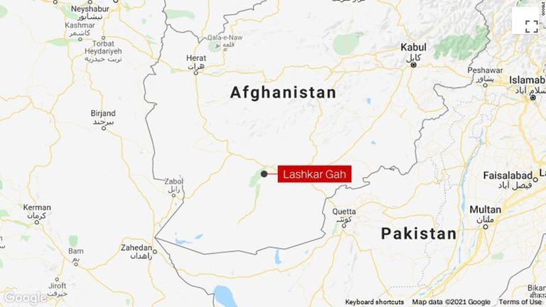 アフガニスタン南部ヘルマンド州の州都ラシュカルガでタリバーンが攻勢をかけている/Google