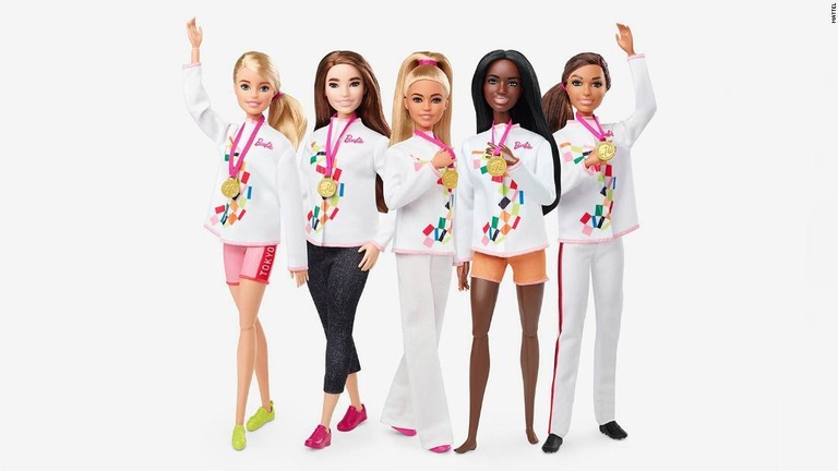 東京五輪に合わせて発売したバービー人形にアジア系の選手がいないと批判が集まっている/Mattel