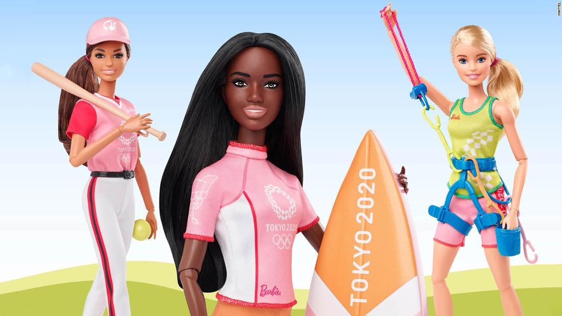 マテルはIOCや東京五輪の主催団体と提携して新競技を行う人形をデザインした/Mattel