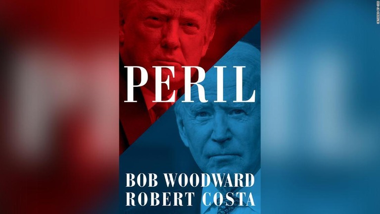 ボブ・ウッドワード氏とロバート・コスタ氏との共著「ＰＥＲＩＬ」の表紙/Obtained by CNN