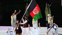 パラリンピック開幕へ　アフガンは不参加も国旗入場