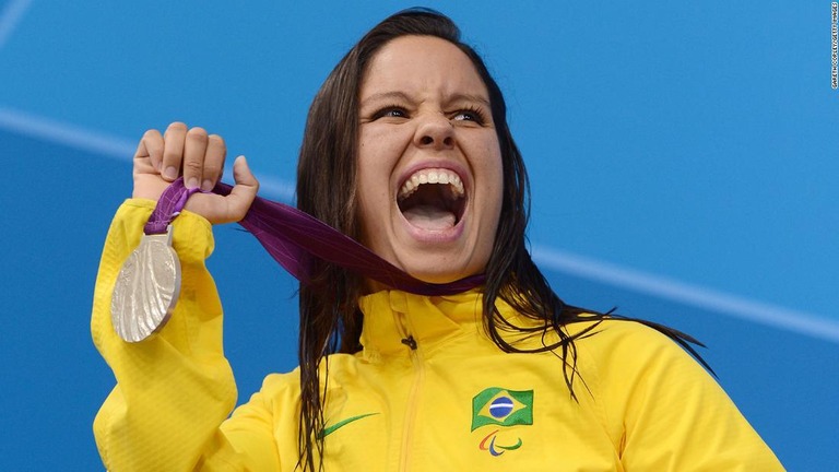 水泳のブラジル代表エデニア・ガルシア選手/Gareth Copley/Getty Images