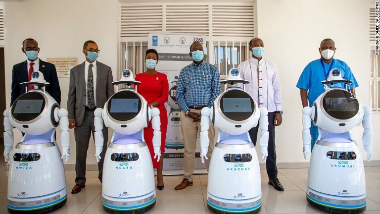 国連開発計画（ＵＮＤＰ）がルワンダに寄付した多目的ロボット/Rwanda Biomedical Centre